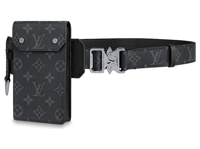 Louis Vuitton Gebrauchsgürtel LV Grau