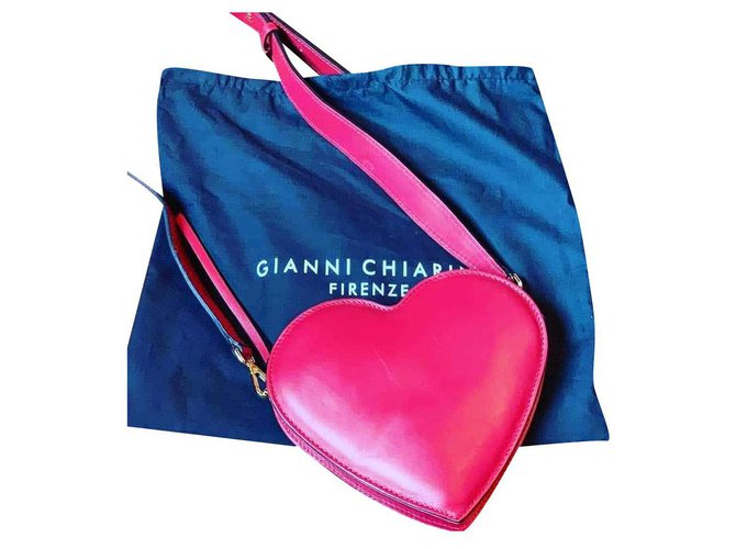 Gianni Chiarini Handtaschen Rot Leder  ref.173303