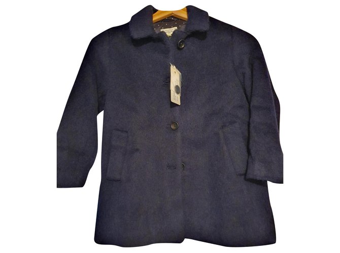 Hartford Girl Coats outerwear Navy blue Wool  ref.173375