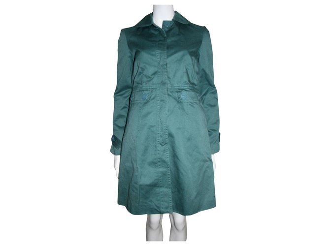 Marc Jacobs Green coat Cotton  ref.173400