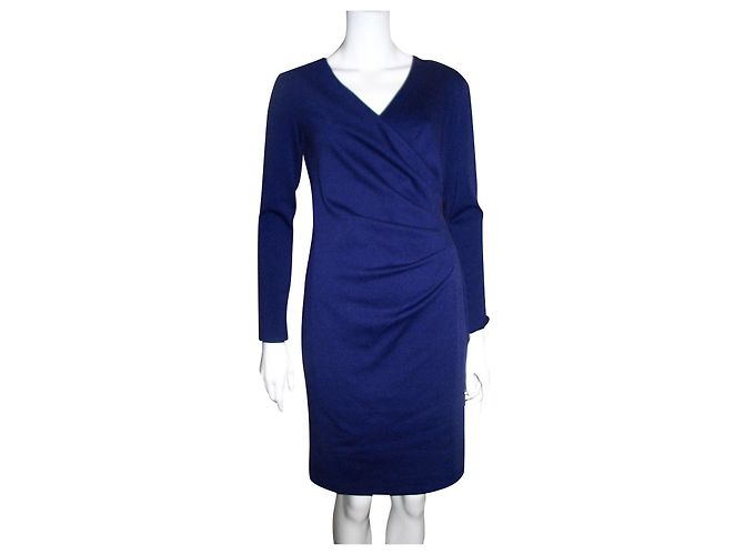 Dkny Kleid Lila Wickeloptik
