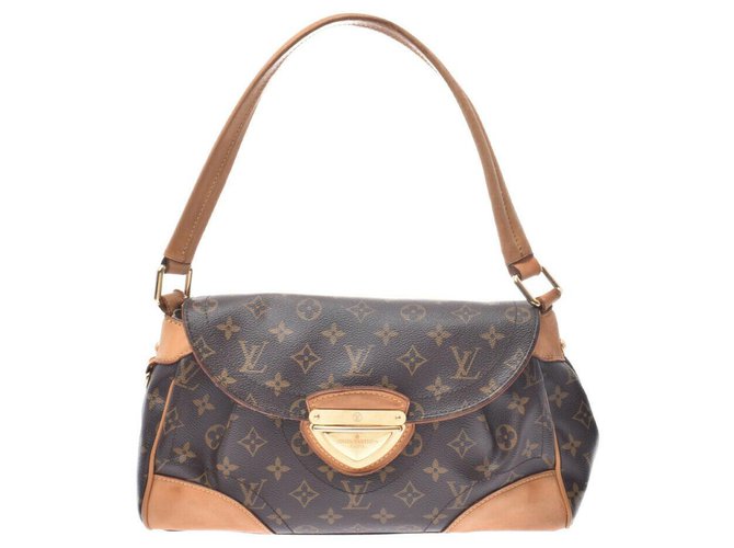 Louis Vuitton Beverly MM33 Brown Cloth  ref.173519