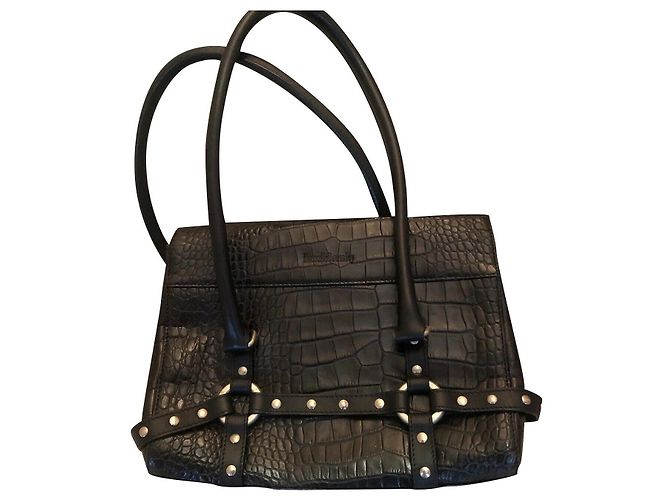 Russell & Bromley Sac à main en cuir structuré