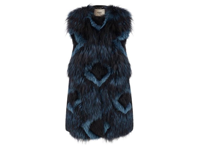 fendi fur vest