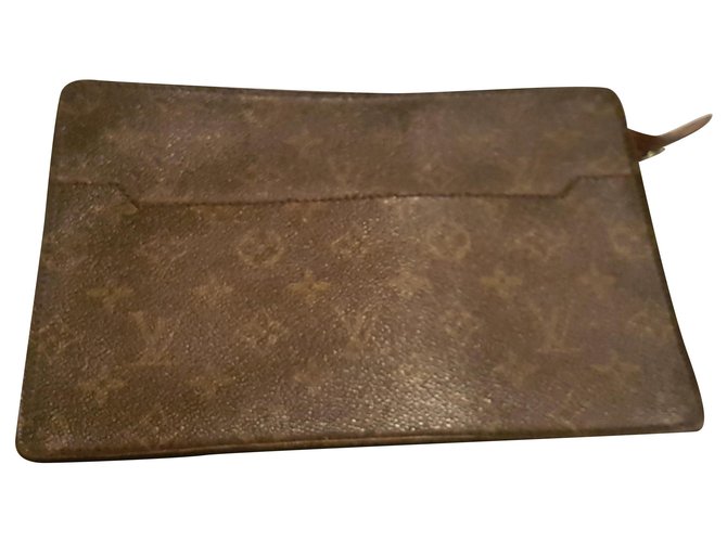 Louis Vuitton wallet Brown Leather  ref.174049