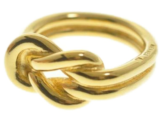 Hermès Hermes Schal Ring Golden Metall  ref.174057