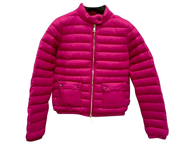 Moncler cashmere down jacket purple