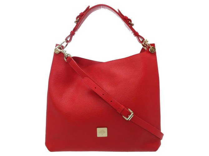 Mulberry 2Way Shoulder Bag Red Leather  ref.174214