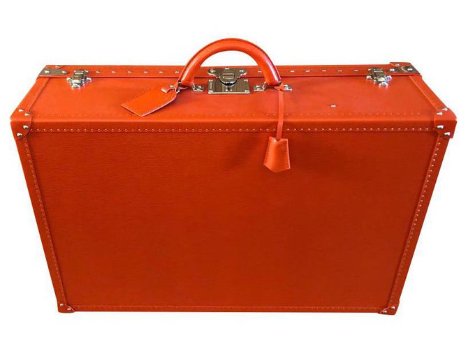 Louis Vuitton Alzer 70 Spicy M 13551 Orange Leder  ref.174276