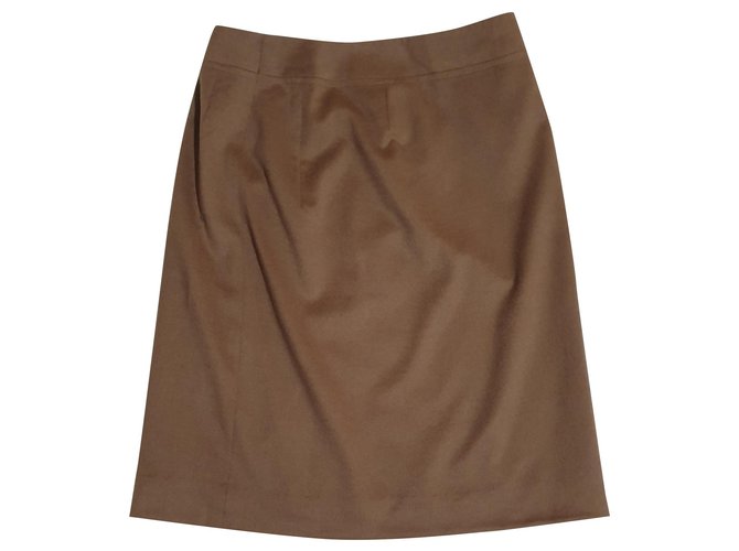 Akris Punto Skirts Brown Wool Angora  ref.174300