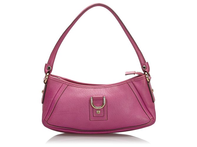 Gucci Pink Leather D-Ring Abbey Pochette  ref.174317