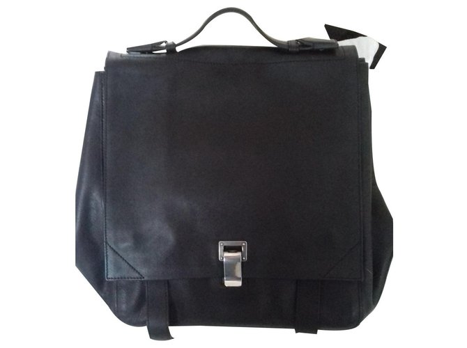 Proenza Schouler PS backpack1 backpack Black Leather  ref.174414