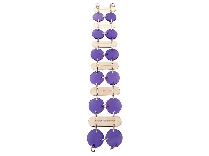 Paco Rabanne Armband Lila Metallisch