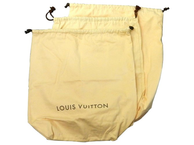 Louis Vuitton Staubbeutel Baumwolle  ref.174510