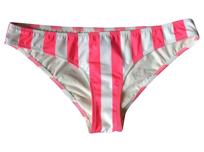 Solid & Striped The Elle bottom Pink Cream Elastane Polyamide  ref.174563