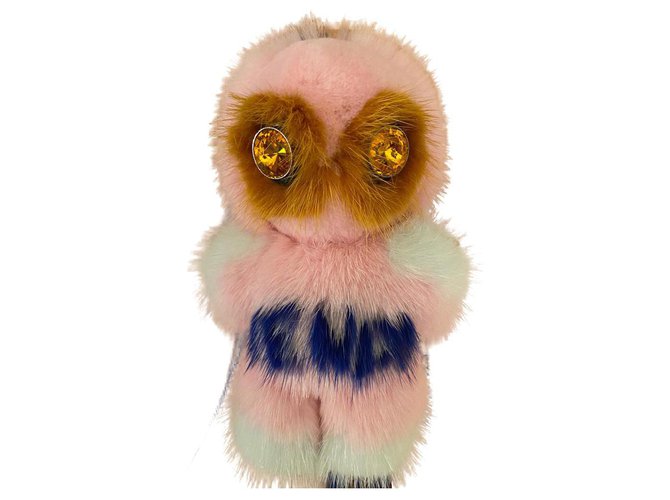 Fendi Bag charms Multiple colors Fur  ref.174573