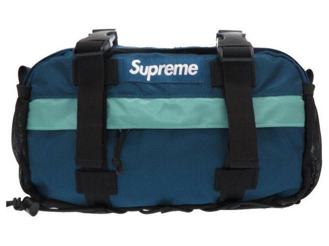 Supreme Waist Pouch Blue Synthetic  ref.174620