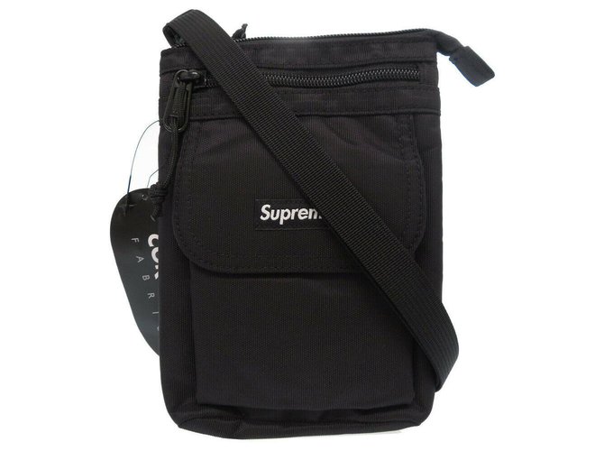 Supreme 2019A/W Shoulder Bag Black Synthetic  ref.174624