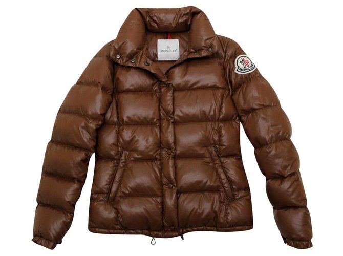 Moncler Claire Brown Polyamide  ref.174770