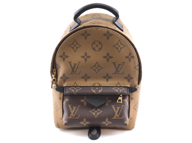 louis vuitton palm springs reverse monogram mini brown
