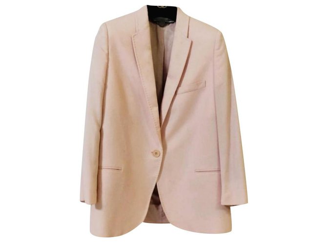 Chanel Giacca blazer rosa chiaro Stella McCartney IT34 Cotone  ref.174914