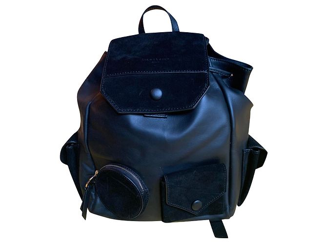 Zaino Liebeskind Berlin in pelle nera Nero