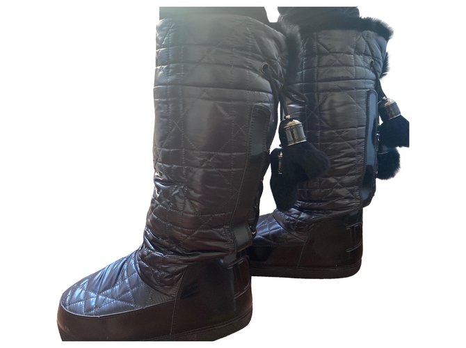 Dior Boot Black Patent leather  ref.174990