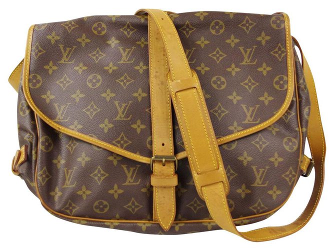 Brown Louis Vuitton Monogram e Crossbody Bag