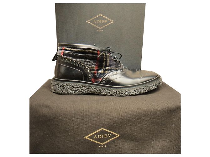 Adieu Farewell boots, Model 45, Pointure 38 Black