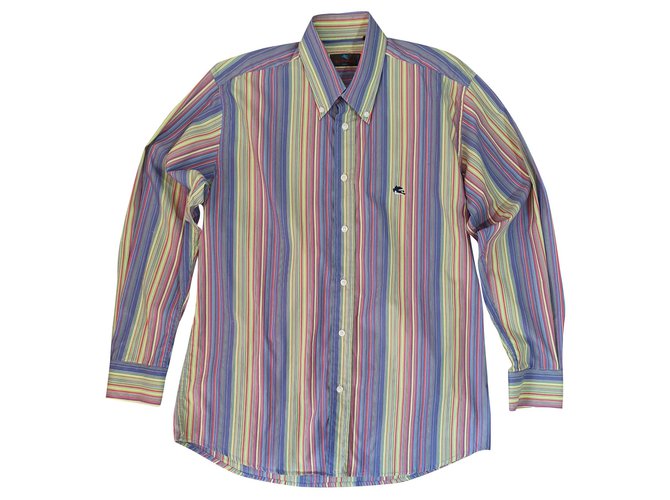 Etro chemises Coton Multicolore  ref.175295