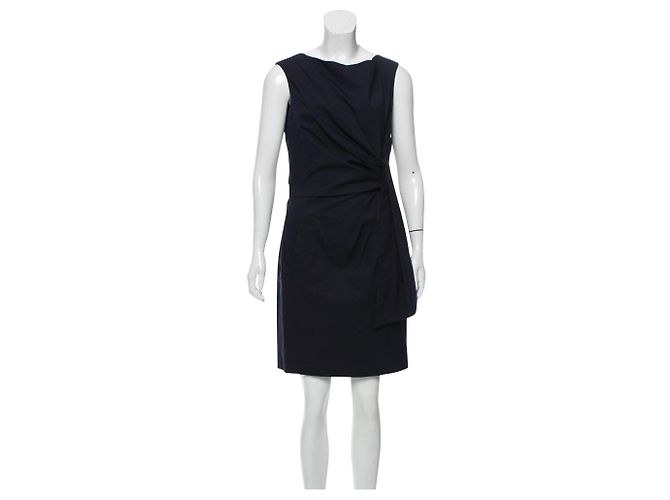 Diane Von Furstenberg DvF Amara Kleid mit Schärpe Schwarz