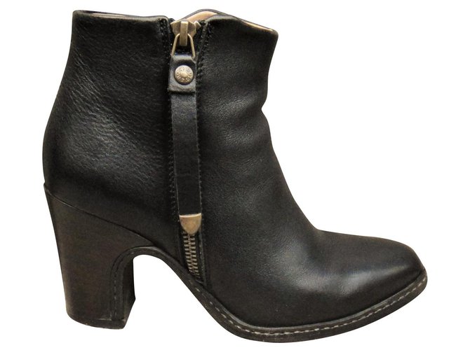 Autre Marque Buttero p boots 35 Black Leather  ref.175323