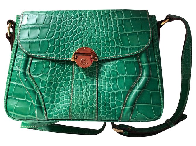 Bogner Purses, wallets, cases Green Leather  ref.175329
