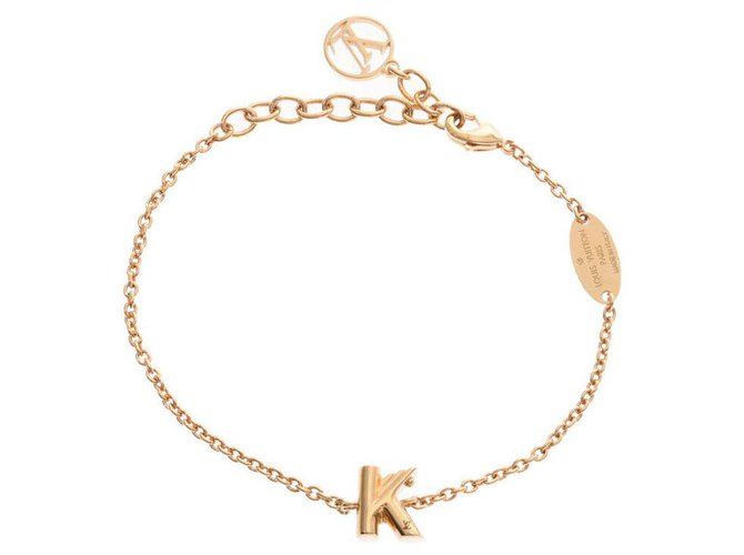Louis Vuitton® LV & Me Bracelet, Letter G Gold. Size