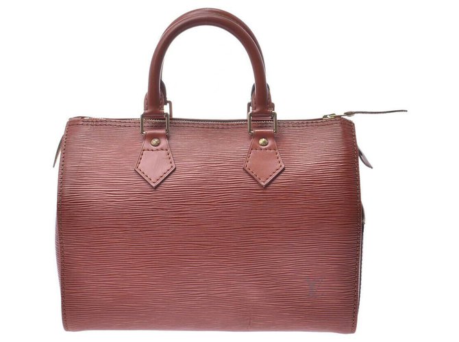 Louis Vuitton Epi Speedy 30 Brown Leather  ref.175456