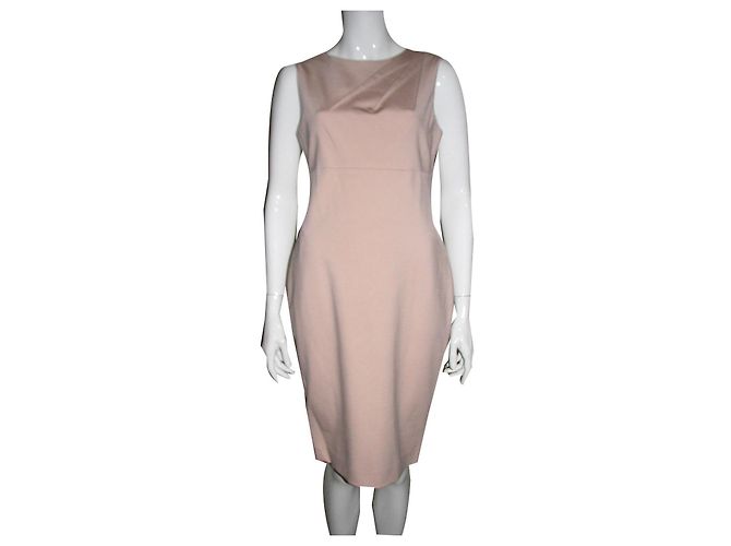 DKNY nacktes, figurbetontes Kleid Fleisch
