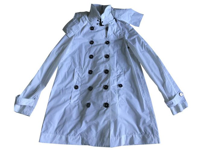 Burberry Brit raincoat White Polyester  ref.175511