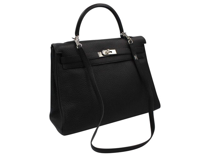 Hermès Kelly 35 Cuir Noir  ref.175529