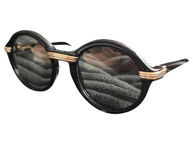Cartier Cabriolet Bezel Black Acetate