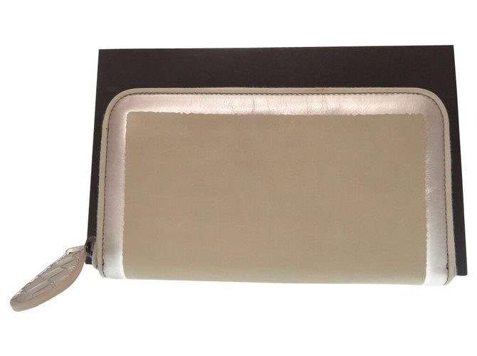 Bottega Veneta Leather wallet Grey  ref.175636