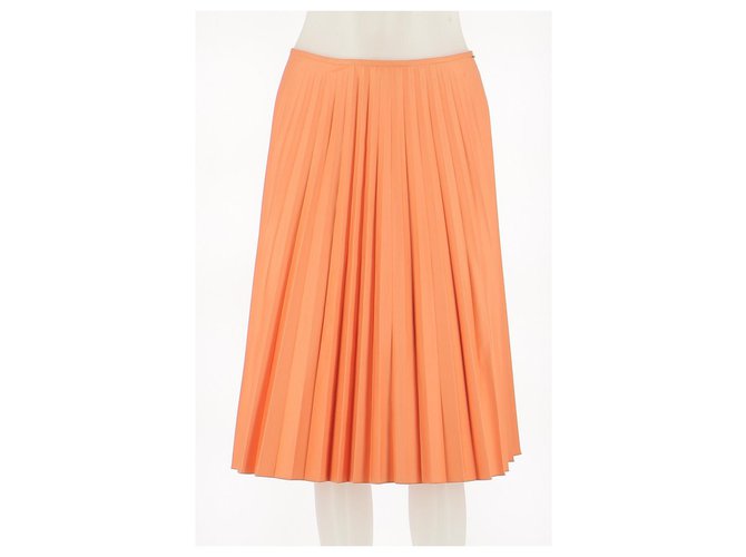 Paule Ka Skirt suit Orange Cotton  ref.175838