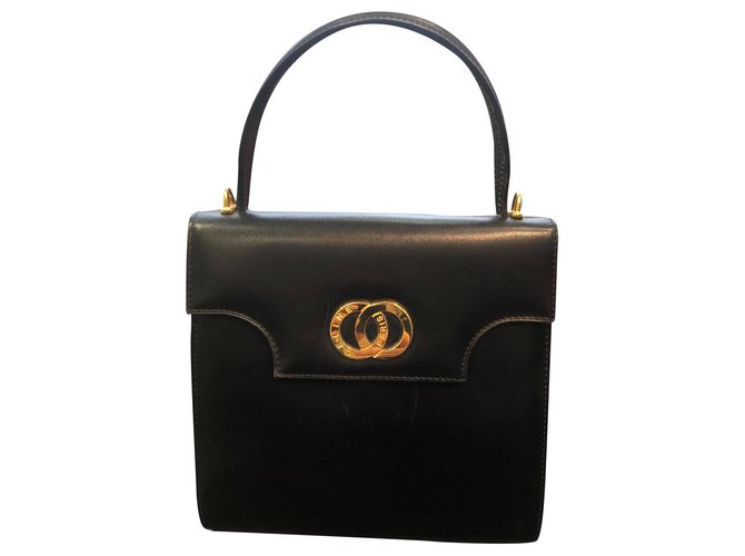 Céline Handbags Black Leather  ref.175956