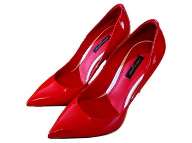 Louis Vuitton Heels Red Patent leather  ref.176009