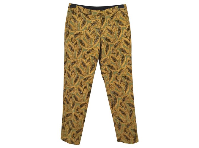 Dries Van Noten Un pantalon, leggings Polyester Multicolore  ref.176068