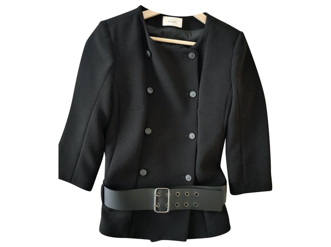 "Idris" black bash jacket Polyester  ref.176129