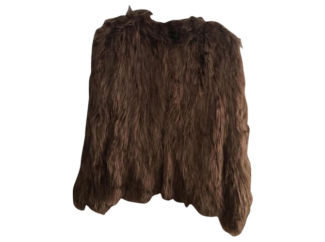 Isabel Marant Coats, Outerwear Brown Fur  ref.176202
