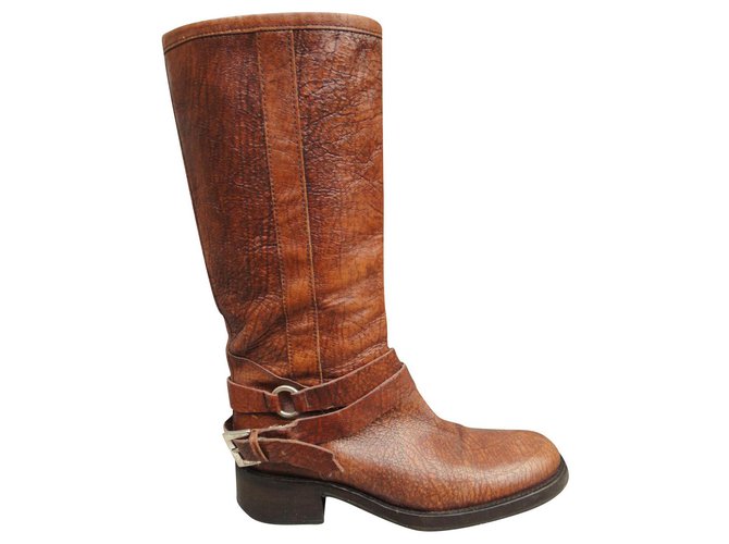 Free Lance p boots 39 Light brown Leather  ref.176210