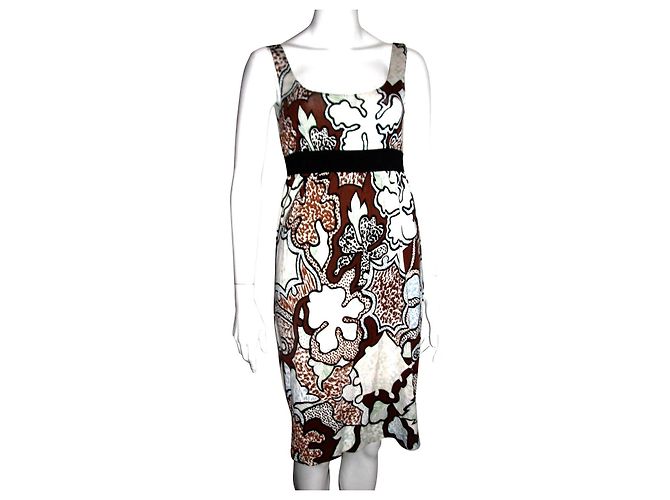 Diane Von Furstenberg Darly Seide Vintage Kleid Mehrfarben