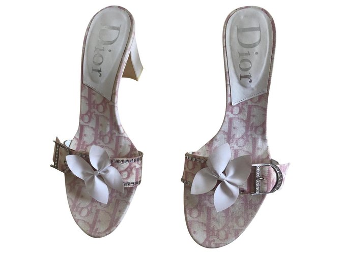 Dior Des sandales Toile Multicolore  ref.176251