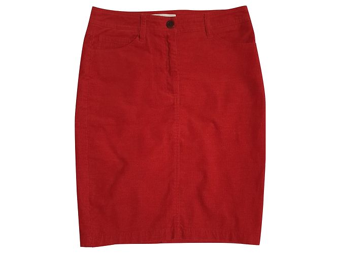 Sessun Rock aus Baumwolle rot